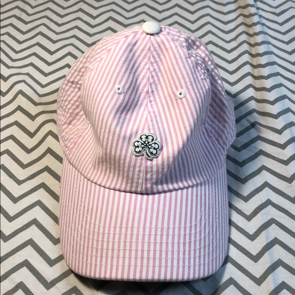 Pink Seersucker Hat